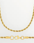 Gold Rope Chain - 3mm