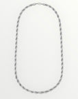 White Gold Rope Chain - 6mm
