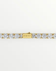 Round Cut Tennis Chain Bracelet in Gold - 5mm