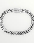 Cuban Link Bracelet in White Gold - 8mm