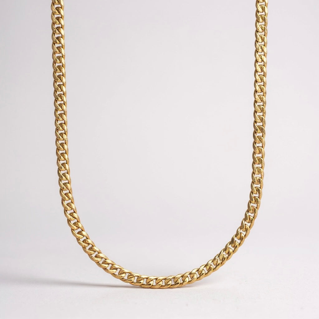 Cuban Link Chain in Gold - 6mm