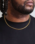 zerno Cuban Link Chain in Gold - 4mm