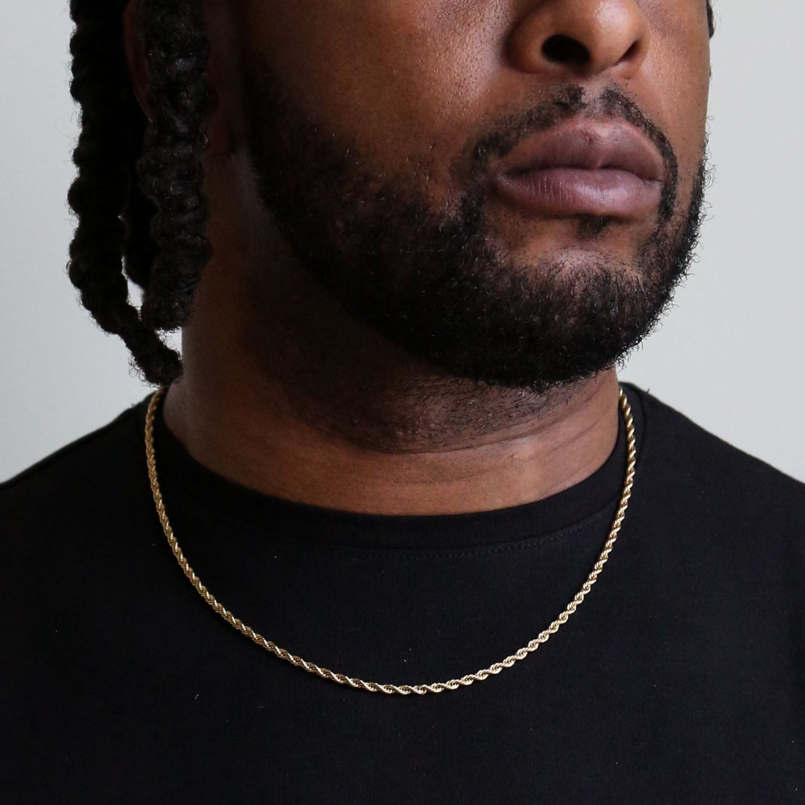 zerno Gold Rope Chain - 3mm