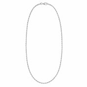zerno White Gold Rope Chain - 3mm