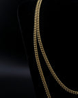 zerno Cuban Link Chain in Gold - 4mm