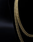 zerno Cuban Link Chain in Gold - 8mm