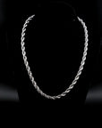 zerno White Gold Rope Chain - 6mm