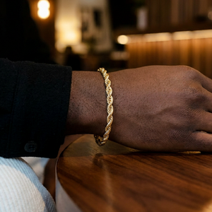 Gold Rope Bracelet - 6mm