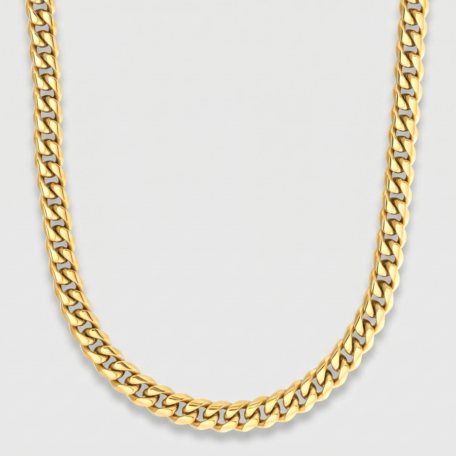 Cuban Link Chain in Gold - 6mm