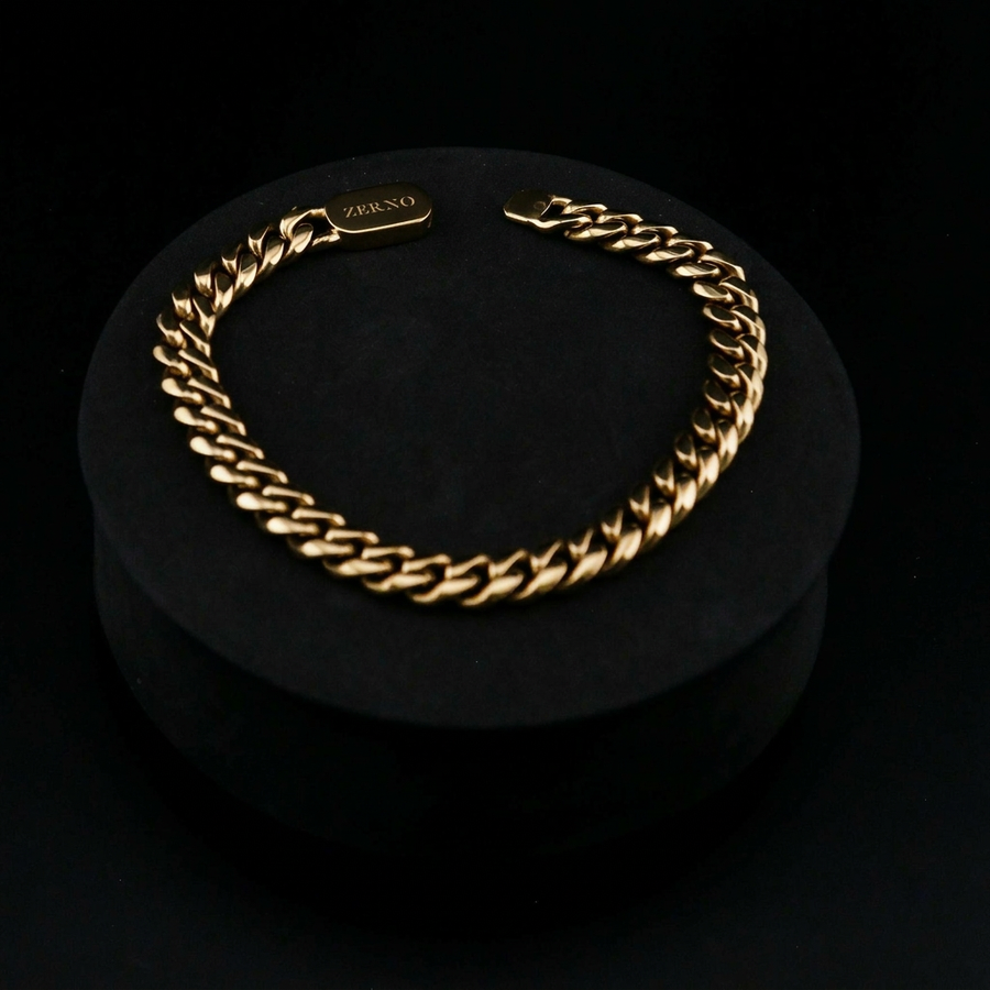 Cuban Link Bracelet in Gold - 8mm