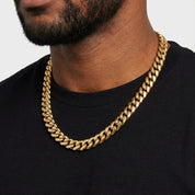 Cuban Link Chain in Gold - 10mm
