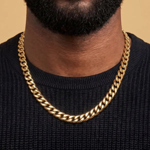 Cuban Link Chain in Gold - 8mm