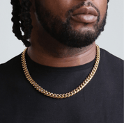 zerno Cuban Link Chain in Gold - 10mm