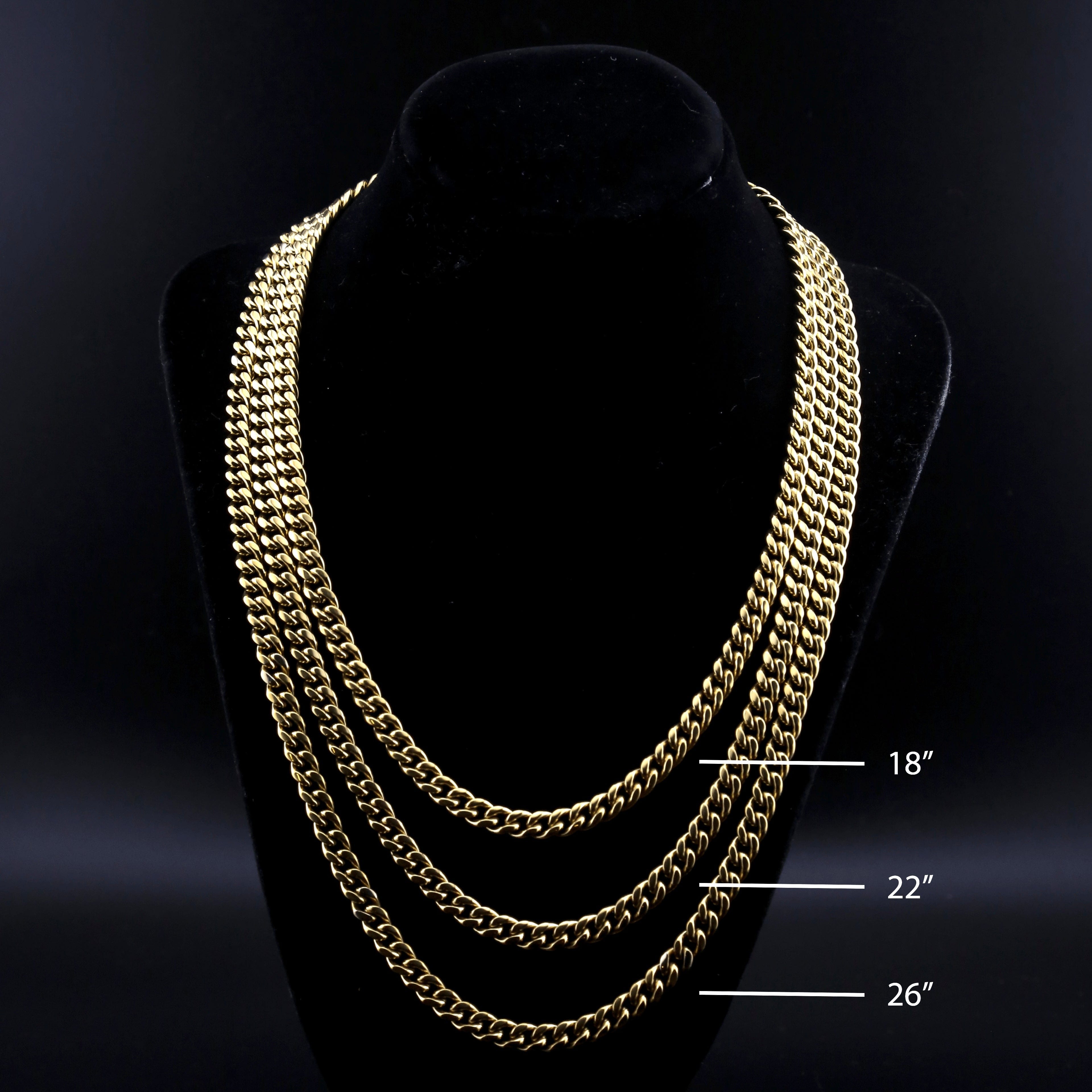 zerno Cuban Link Chain in Gold - 10mm