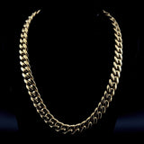 Cuban Link Chain in Gold - 12mm