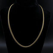 zerno Cuban Link Chain in Gold - 4mm