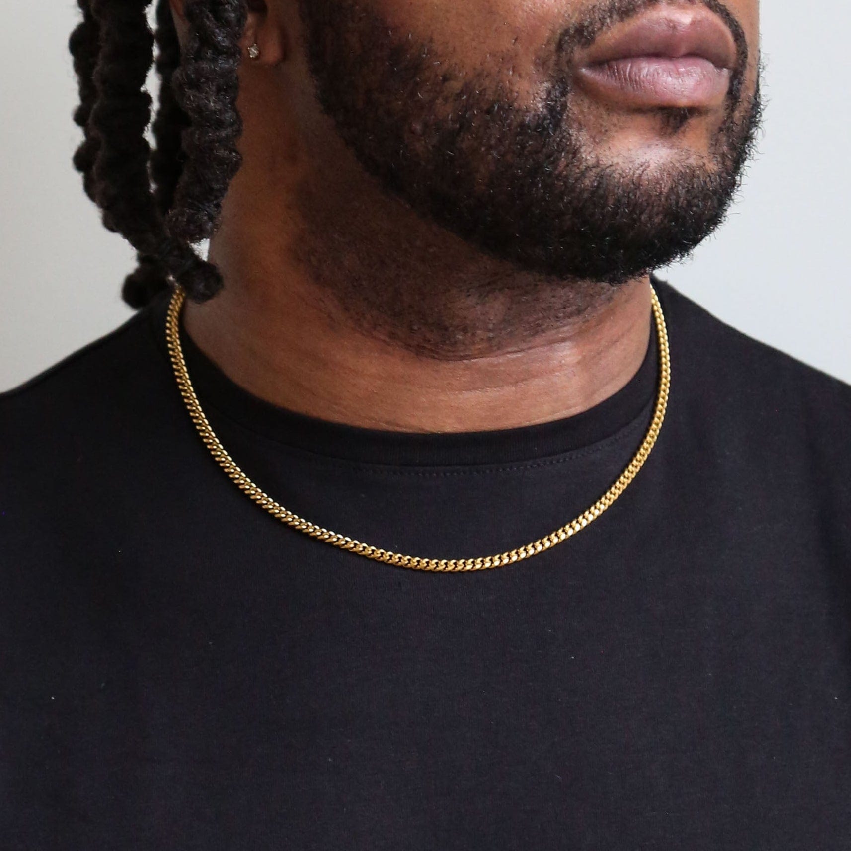 zerno Cuban Link Chain in Gold - 4mm