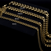zerno Cuban Link Chain in Gold - 6mm