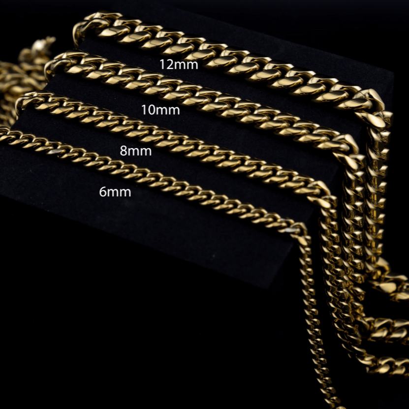 zerno Cuban Link Chain in Gold - 6mm