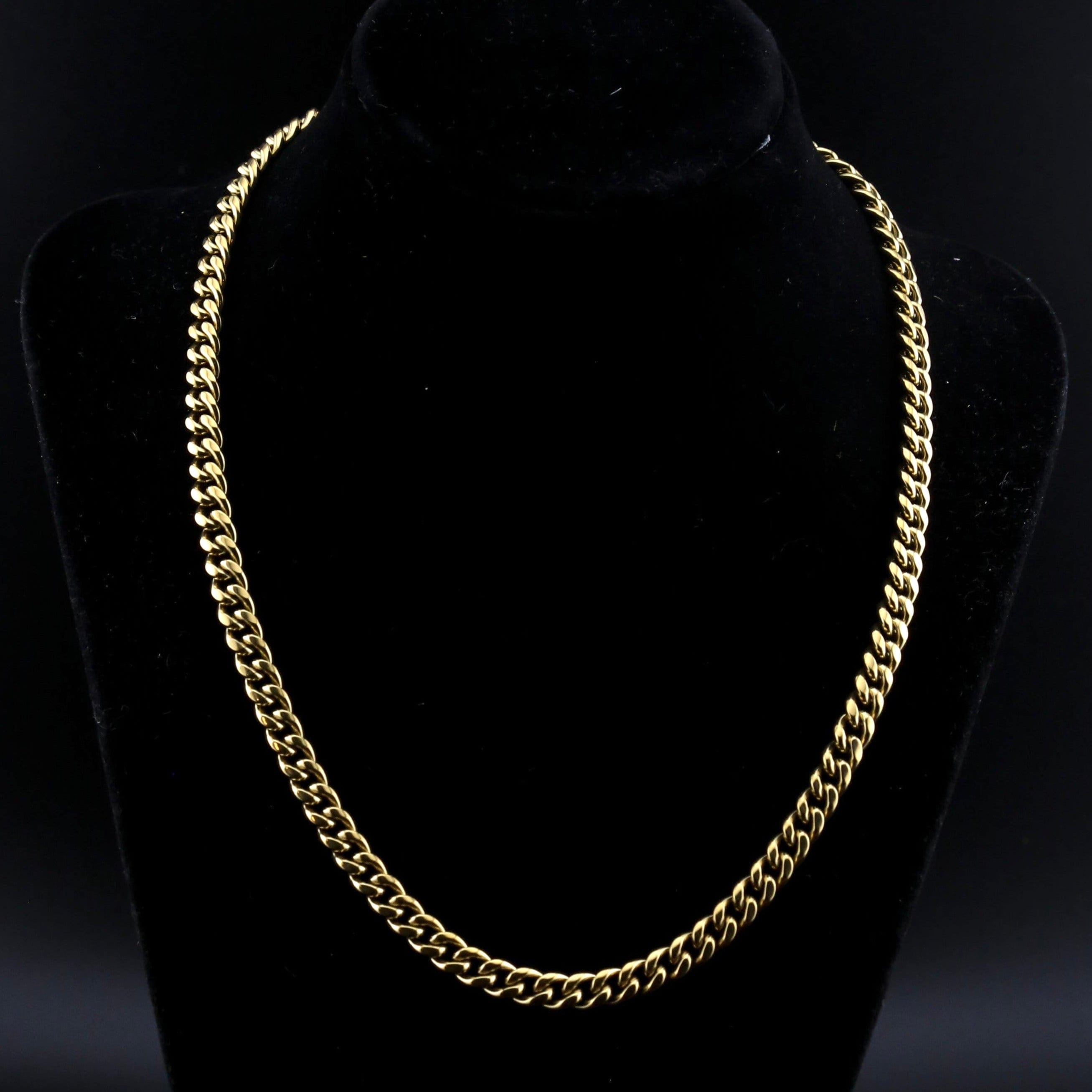 zerno Cuban Link Chain in Gold - 6mm