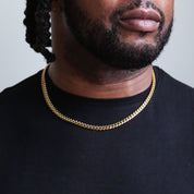 zerno Cuban Link Chain in Gold - 6mm