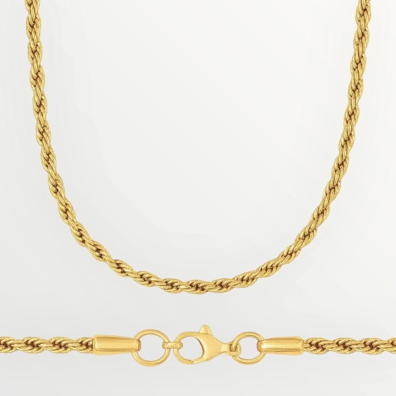 zerno Gold Rope Chain - 3mm