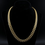 zerno Cuban Link Chain in Gold - 10mm
