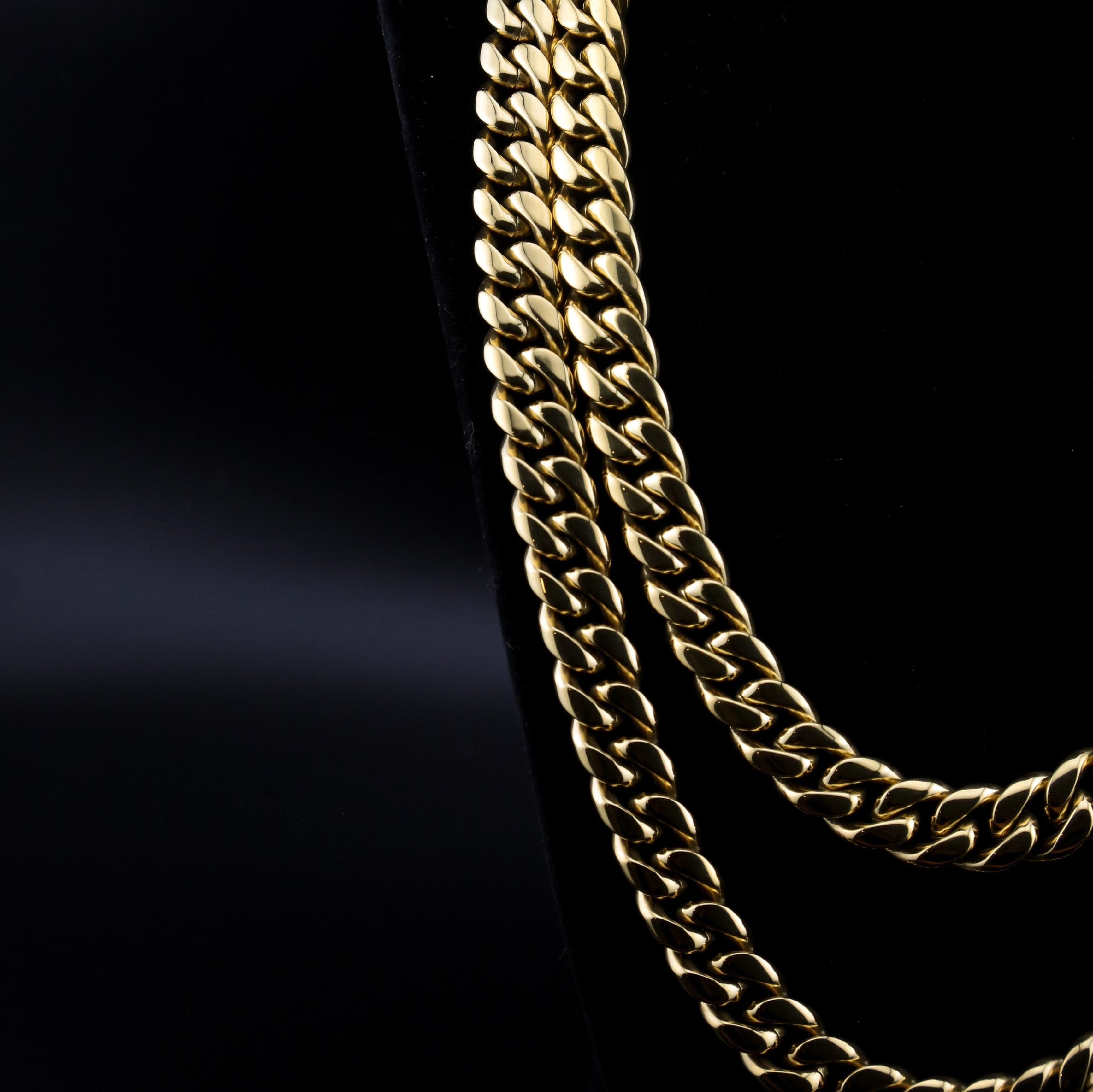 zerno Cuban Link Chain in Gold - 12mm
