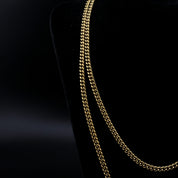 zerno Cuban Link Chain in Gold - 4mm
