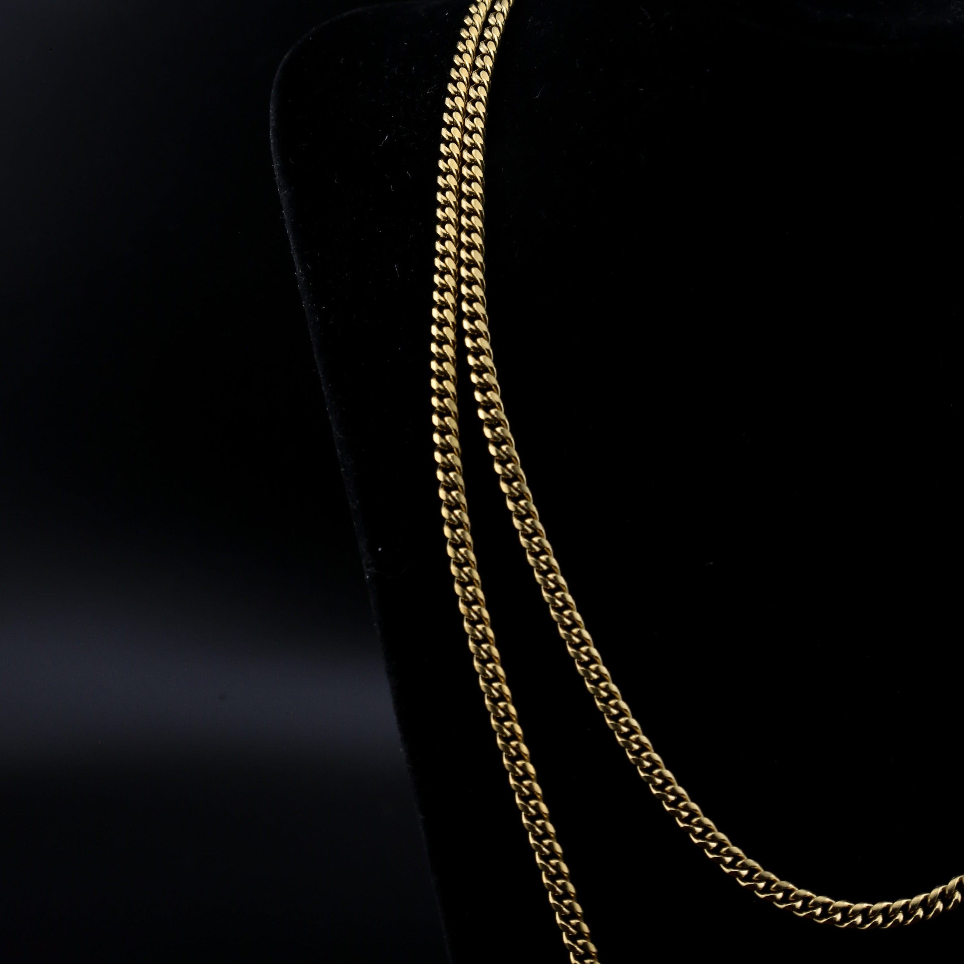 zerno Cuban Link Chain in Gold - 4mm