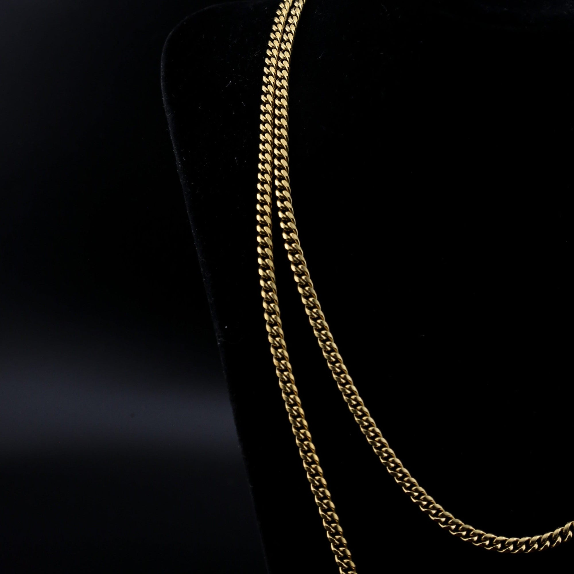 zerno Cuban Link Chain in Gold - 4mm