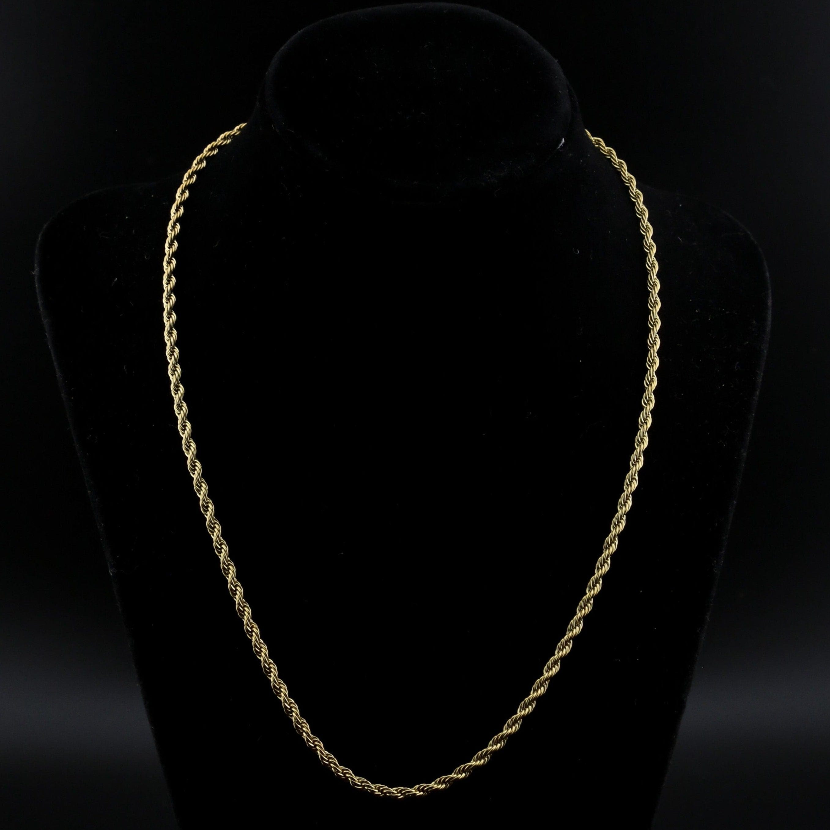 zerno Gold Rope Chain - 3mm